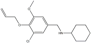 N-[4-(allyloxy)-3-chloro-5-methoxybenzyl]-N-cyclohexylamine|