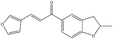 3-(3-furyl)-1-(2-methyl-2,3-dihydro-1-benzofuran-5-yl)-2-propen-1-one|