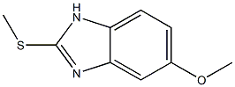 methyl 2-(methylsulfanyl)-1H-benzimidazol-5-yl ether Structure