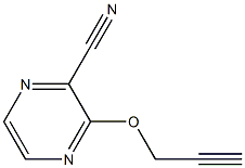 3-(2-propynyloxy)-2-pyrazinecarbonitrile 结构式