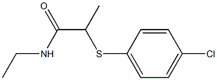 2-[(4-chlorophenyl)sulfanyl]-N-ethylpropanamide