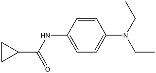 N-[4-(diethylamino)phenyl]cyclopropanecarboxamide Structure