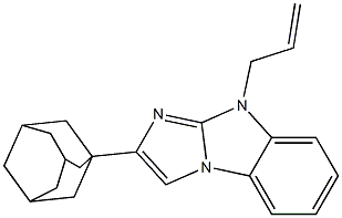2-(1-adamantyl)-9-allyl-9H-imidazo[1,2-a]benzimidazole Struktur
