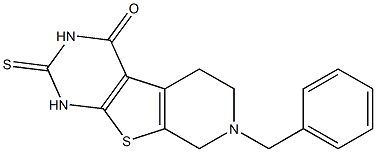 7-benzyl-2-thioxo-2,3,5,6,7,8-hexahydropyrido[4',3':4,5]thieno[2,3-d]pyrimidin-4(1H)-one