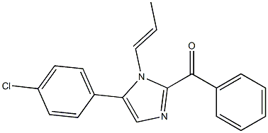 [5-(4-chlorophenyl)-1-(1-propenyl)-1H-imidazol-2-yl](phenyl)methanone|