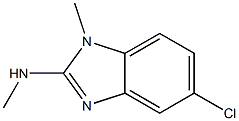 5-chloro-N,1-dimethyl-1H-benzimidazol-2-amine,,结构式