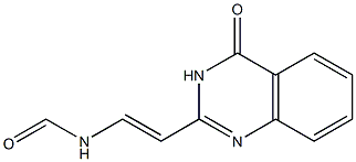 2-(4-oxo-3,4-dihydro-2-quinazolinyl)vinylformamide Structure