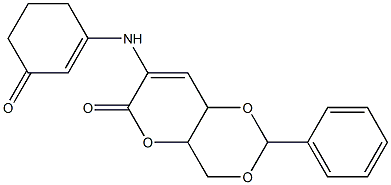 7-[(3-oxo-1-cyclohexen-1-yl)amino]-2-phenyl-4a,8a-dihydropyrano[3,2-d][1,3]dioxin-6(4H)-one