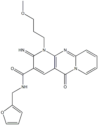 N-(2-furylmethyl)-2-imino-1-(3-methoxypropyl)-5-oxo-1,5-dihydro-2H-dipyrido[1,2-a:2,3-d]pyrimidine-3-carboxamide