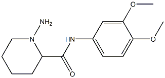  1-amino-N-(3,4-dimethoxyphenyl)-2-piperidinecarboxamide