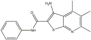  3-amino-4,5,6-trimethyl-N-phenylthieno[2,3-b]pyridine-2-carboxamide