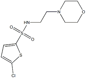  5-chloro-N-[2-(4-morpholinyl)ethyl]-2-thiophenesulfonamide