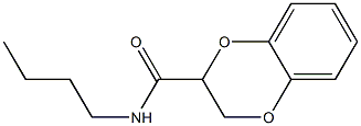 N-butyl-2,3-dihydro-1,4-benzodioxine-2-carboxamide Structure