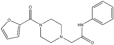 2-[4-(2-furoyl)-1-piperazinyl]-N-phenylacetamide