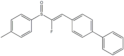 2-[1,1'-biphenyl]-4-yl-1-fluorovinyl 4-methylphenyl sulfoxide