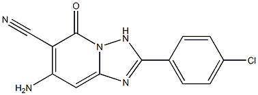 7-amino-2-(4-chlorophenyl)-5-oxo-3,5-dihydro[1,2,4]triazolo[1,5-a]pyridine-6-carbonitrile