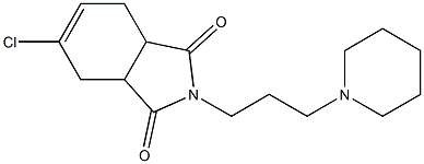  5-chloro-2-[3-(1-piperidinyl)propyl]-3a,4,7,7a-tetrahydro-1H-isoindole-1,3(2H)-dione