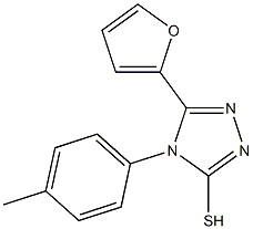 5-(2-furyl)-4-(4-methylphenyl)-4H-1,2,4-triazol-3-yl hydrosulfide