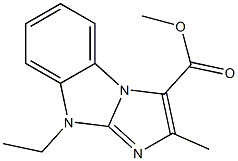 methyl 9-ethyl-2-methyl-9H-imidazo[1,2-a]benzimidazole-3-carboxylate Structure