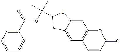 1-methyl-1-(7-oxo-2,3-dihydro-7H-furo[3,2-g]chromen-2-yl)ethyl benzoate|