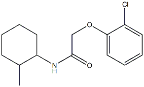 2-(2-chlorophenoxy)-N-(2-methylcyclohexyl)acetamide|