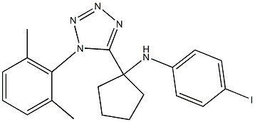 N-{1-[1-(2,6-dimethylphenyl)-1H-tetraazol-5-yl]cyclopentyl}-4-iodoaniline|