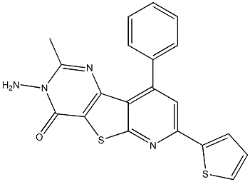 3-amino-2-methyl-9-phenyl-7-(2-thienyl)pyrido[3',2':4,5]thieno[3,2-d]pyrimidin-4(3H)-one