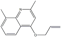 4-(allyloxy)-2,8-dimethylquinoline Struktur