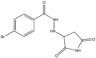 4-bromo-N'-(2,5-dioxo-3-pyrrolidinyl)benzohydrazide