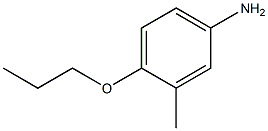 3-methyl-4-propoxyphenylamine Structure