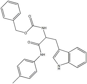benzyl 1-(1H-indol-3-ylmethyl)-2-oxo-2-(4-toluidino)ethylcarbamate