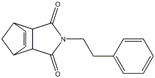 4-(2-phenylethyl)-4-azatricyclo[5.2.1.0~2,6~]dec-8-ene-3,5-dione Structure