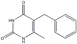 5-benzyl-6-methyl-2,4(1H,3H)-pyrimidinedione 结构式