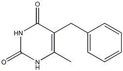 5-benzyl-6-methyl-2,4(1H,3H)-pyrimidinedione,,结构式