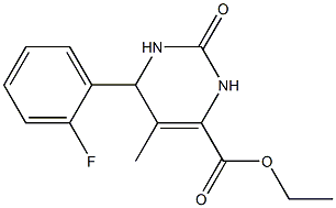  ethyl 6-(2-fluorophenyl)-5-methyl-2-oxo-1,2,3,6-tetrahydro-4-pyrimidinecarboxylate