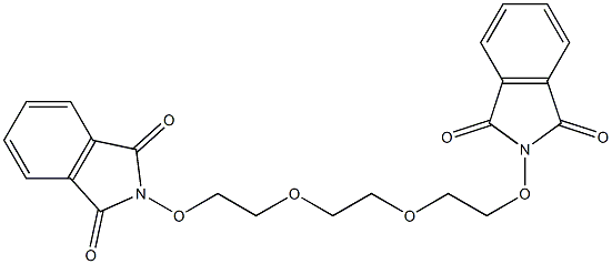 2-[2-(2-{2-[(1,3-dioxo-1,3-dihydro-2H-isoindol-2-yl)oxy]ethoxy}ethoxy)ethoxy]-1H-isoindole-1,3(2H)-dione,,结构式