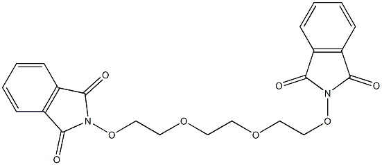 2-[2-(2-{2-[(1,3-dioxo-1,3-dihydro-2H-isoindol-2-yl)oxy]ethoxy}ethoxy)ethoxy]-1H-isoindole-1,3(2H)-dione Structure