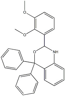 2-(2,3-dimethoxyphenyl)-4,4-diphenyl-1,4-dihydro-2H-3,1-benzoxazine