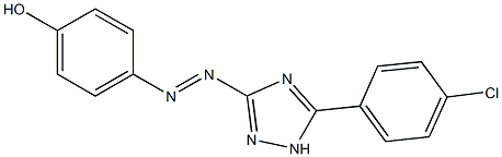  4-{[5-(4-chlorophenyl)-1H-1,2,4-triazol-3-yl]diazenyl}phenol