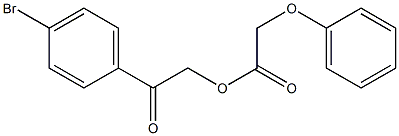 2-(4-bromophenyl)-2-oxoethyl phenoxyacetate