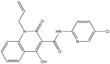  1-allyl-N-(5-chloro-2-pyridinyl)-4-hydroxy-2-oxo-1,2-dihydro-3-quinolinecarboxamide