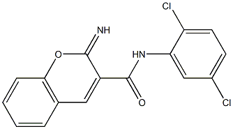 N-(2,5-dichlorophenyl)-2-imino-2H-chromene-3-carboxamide Structure
