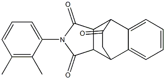 11-(2,3-dimethylphenyl)-11-azatetracyclo[6.5.2.0~2,7~.0~9,13~]pentadeca-2,4,6-triene-10,12,14-trione 结构式