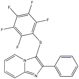 3-[(2,3,4,5,6-pentafluorophenyl)sulfanyl]-2-phenylimidazo[1,2-a]pyridine Structure