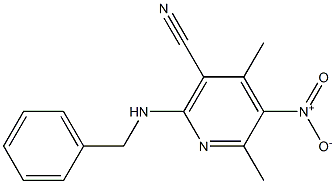 2-(benzylamino)-5-nitro-4,6-dimethylnicotinonitrile