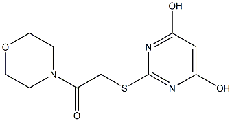 2-{[2-(4-morpholinyl)-2-oxoethyl]sulfanyl}-4,6-pyrimidinediol|