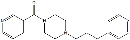 1-(3-phenylpropyl)-4-(3-pyridinylcarbonyl)piperazine|