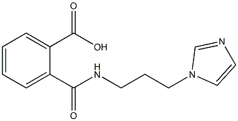 2-({[3-(1H-imidazol-1-yl)propyl]amino}carbonyl)benzoic acid Structure