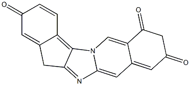 5H-indeno[2',1':4,5]imidazo[1,2-b]isoquinoline-5,7,12-trione 结构式