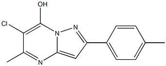 6-chloro-5-methyl-2-(4-methylphenyl)pyrazolo[1,5-a]pyrimidin-7-ol